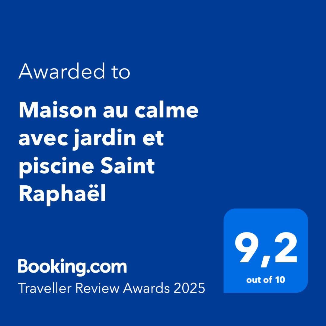 Maison Au Calme Avec Jardin Et Piscine Saint Raphael Exteriér fotografie